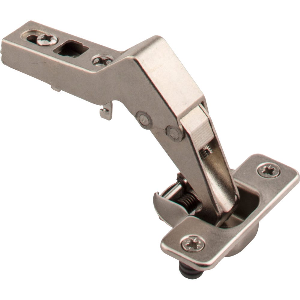 105° STANDARD DUTY PIE CORNER CAM ADJUSTABLE SELF-CLOSE HINGE WITH PRESS-IN 8 MM DOWELS