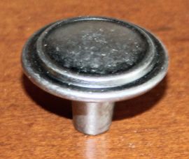 Round Satin Nickel Knob