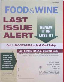 Food and Wine, June 2009