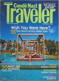 Conde Nast Traveler, October 2