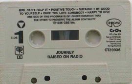 Journey Cassette - Raised on Radio
