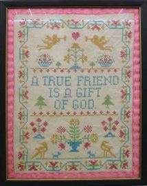 Framed Handmade Needlepoint
