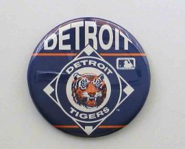 Detroit Tigers Fan Button
