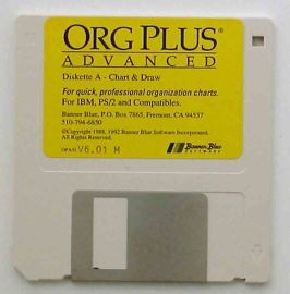 Org Plus Advanced diskette