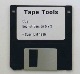 Tape tools diskette DOS Version 5.2.2