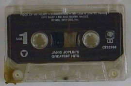 Janis Joplin's Greatest Hits Cassette