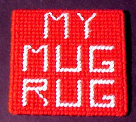 My Mug Rug-Red