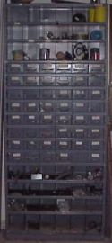 Metal Small Parts Storage Cabinet