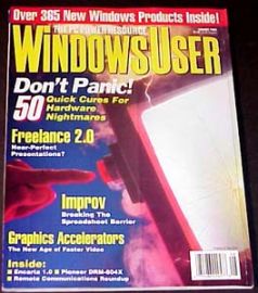 WINDOWS USER MAG-August 1993 -Don't Panic Edition