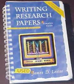 WRITING RESEARCH PAPERS A COMPLETE GUIDE, -ninth edition