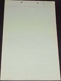 Cross Ruled Columnar Pads - 8 1/2x14