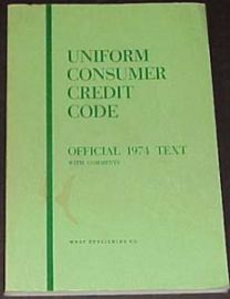 1974-UNIFORM CONSUMER CREDIT CODE-Official text with comments