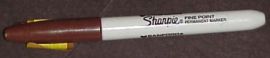 SHARPIE - Brown Fine Point Marker