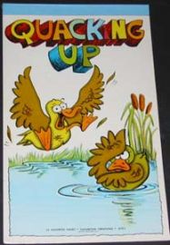 QUACKING UP NOTEPAPER PAD WITH Ducky Jokes!