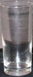 CLEAR GLASS ELEGANT TUMBER
