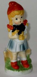 PORCELAIN CHILDREN-LITTLE CHICK GIRL WITH BRAIDS