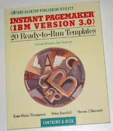INSTANT PAGEMAKER (IBM VERSION 3.0) Brady Desktop Pub. Utility