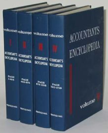 ACCOUNTANT'S ENCYCLOPEDIA-FOUR VOLUME SET