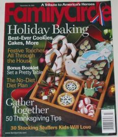 "FAMILY CIRCLE MAG-November 20, 2001"