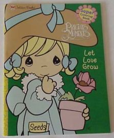 PRECIOUS MOMENTS-LET LOVE GROW COLORING BOOK