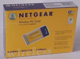 NETGEAR* WIRELESS PC CARD  16-BIT PCMCIA MA401