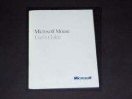 MICROSOFT MOUSE USER'S GUIDE-1987