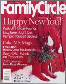 "FAMILY CIRCLE MAG - January 15, 2002"