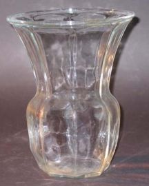 LARGE CLEAR GLASS VASE