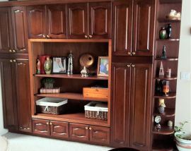 Modular Wood Cabinets-Great to build Entertainment Center or Storage Wall - Can be easily painted