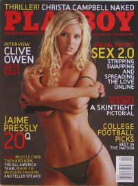 Playboy Magazine, September 2007