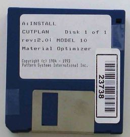 Pattern systems International Library of diskettes.