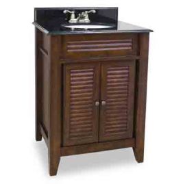 Lindley Nutmeg Vanity with Preassembled Top and Bowl by Bath Ele
