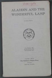 ALADDIN AND THE WONDERFUL LAMP - A PLAY