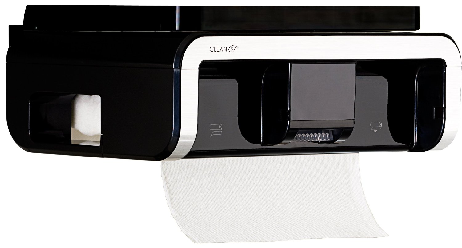 CC3100 Black Clean Cut Paper Towel Dispenser